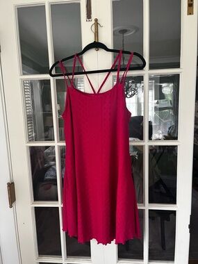 SHEIN Hot Pink Strappy Mini Dress